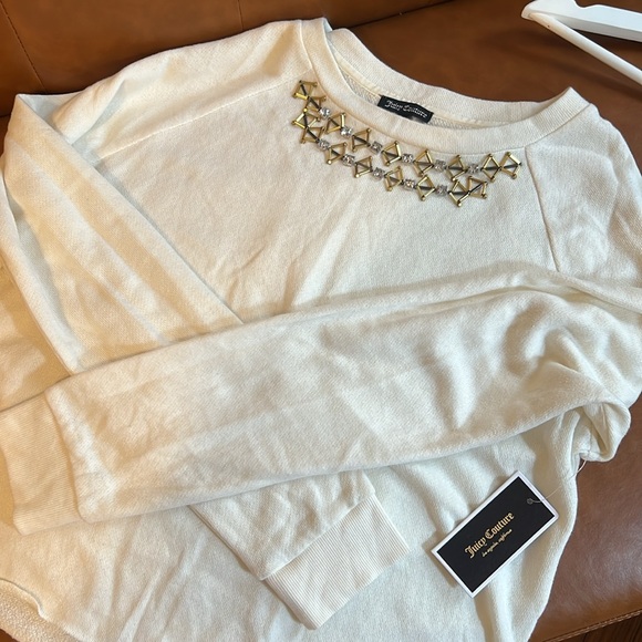 NEW Juicy Couture Jewel Sweater size M - Picture 5 of 6